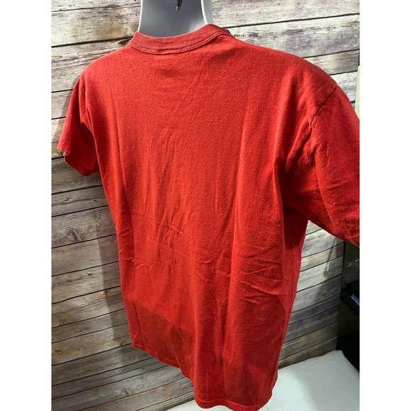 Vintage World Class Dad T Shirt Size Large Red Single Stitched USA - Picture 9 of 13